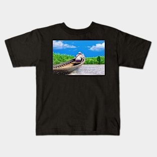 Inle Taxi. Kids T-Shirt